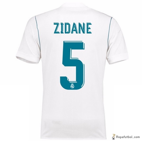 Camiseta Real Madrid Replica Primera Ropa Zidane 2017/18